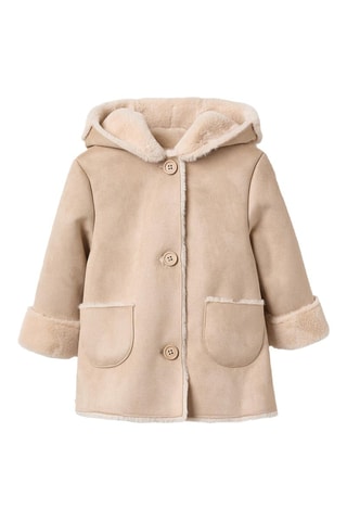 Manteau à capuche - Marron