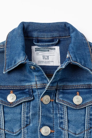 Veste en jean - Bleu cobalt