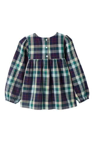 Blouse - Bleu foncé et vert