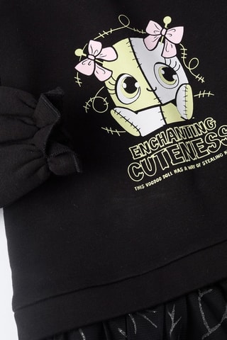 Robe trompe-l’œil - Noir