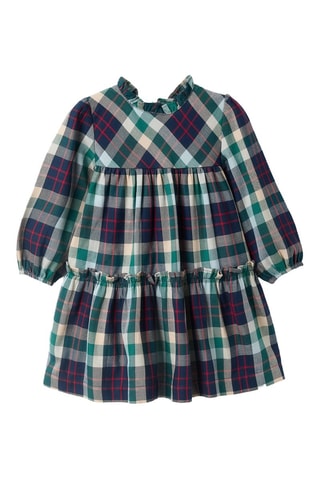 Robe - Bleu foncé et vert