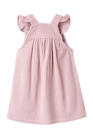 Robe-salopette en velours - Violet