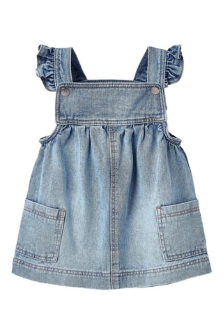 Robe-salopette en jean - Bleu clair