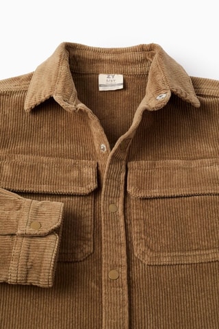 Surchemise en velours - Gris