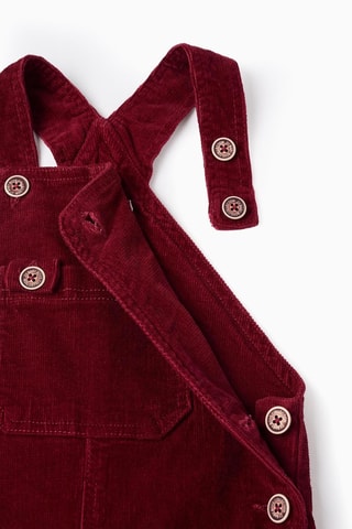 Salopette en velours - Bordeaux