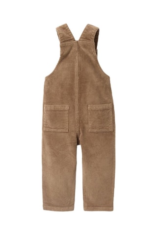 Salopette en velours - Gris