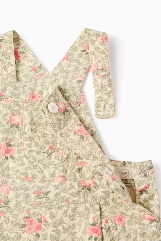 Salopette en velours - Blanc