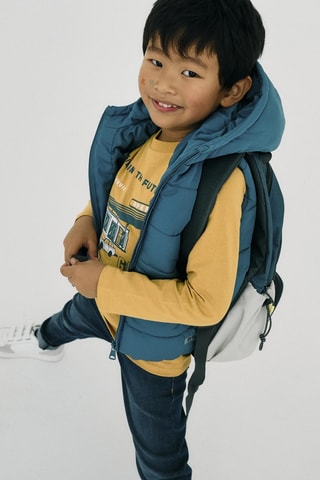 Doudoune sans manches - Indigo