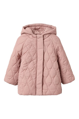 Doudoune à capuche - Vieux rose