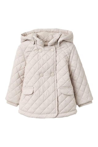 Doudoune à capuche - Beige