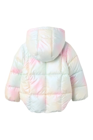 Doudoune tie and dye - Blanc