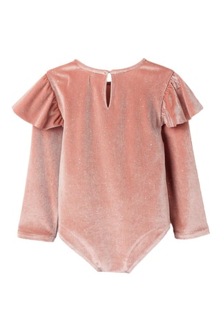 Body en velours - Rose