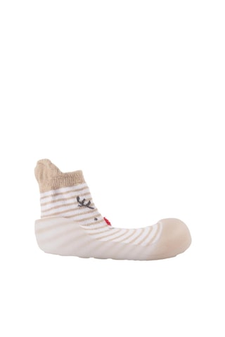 Chaussons-chaussettes - Blanc