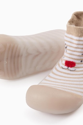 Chaussons-chaussettes - Blanc