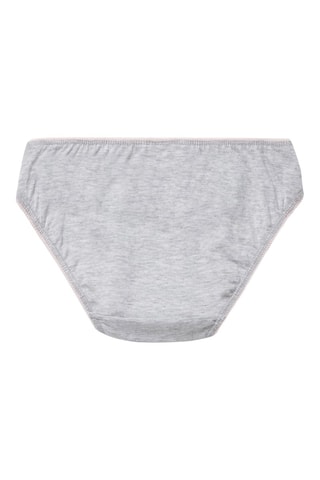 7 culottes - Blanc et gris