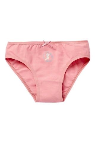 5 culottes - Rose et blanc