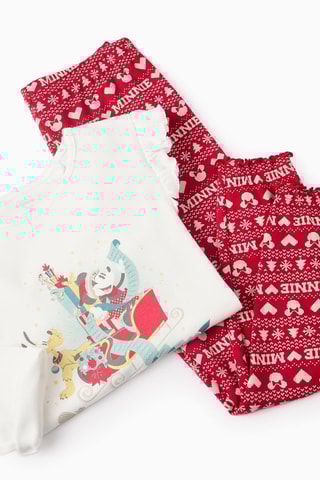 Pyjama Minnie et Pluto Disney - Blanc et rouge
