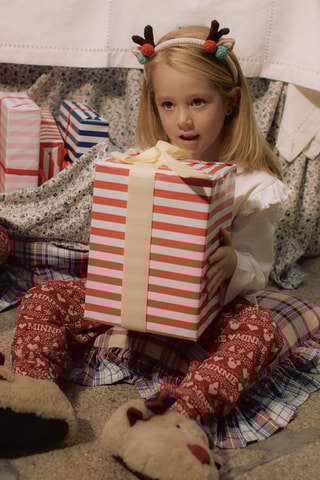 Pyjama Minnie et Pluto Disney - Blanc et rouge