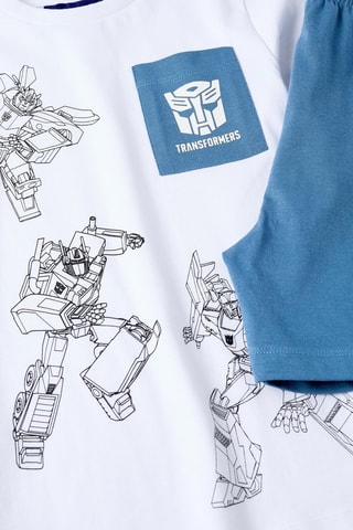 Pyjama Tranformers - Blanc