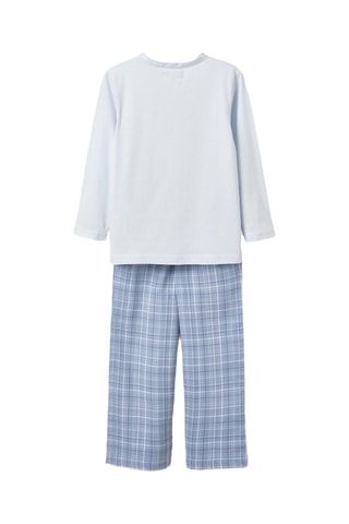 Pyjama - Ciel et blanc