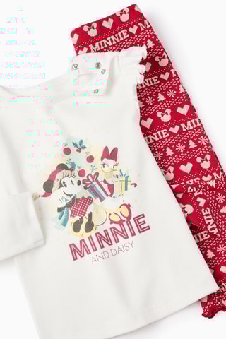Pyjama Minnie Disney - Blanc et rouge