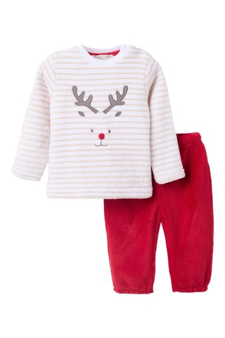 Pyjama - Blanc et rouge