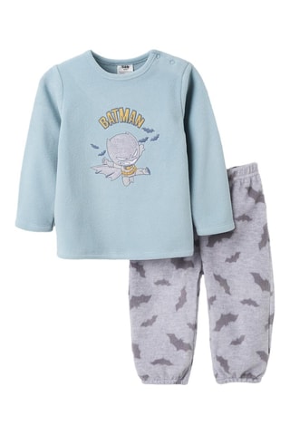 Pyjama polaire Batman La Ligue des Justiciers Dc Comics - Ciel