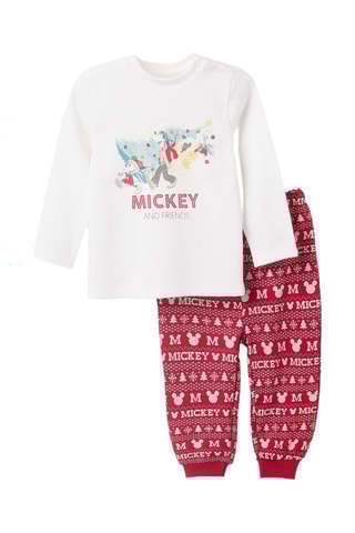 Pyjama Mickey et ses amis Disney - Blanc et rouge