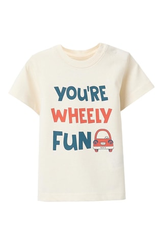 T-shirt - Beige clair