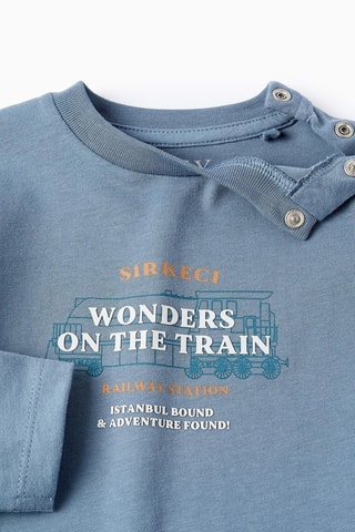 T-shirt - Bleu foncé