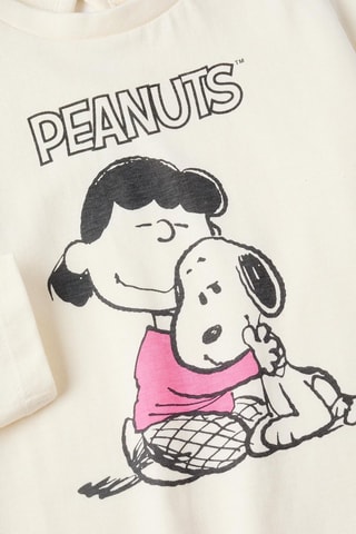 T-shirt Lucy et Snoopy - Blanc