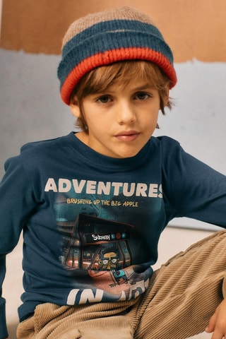 T-shirt - Bleu foncé