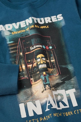 T-shirt - Bleu foncé