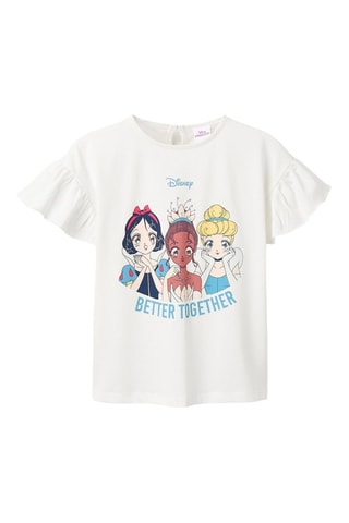 T-shirt Princesses Disney - Blanc