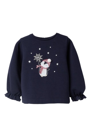 Sweat polaire - Bleu foncé