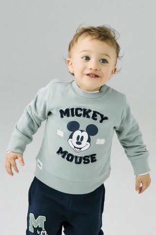 Sweat Mickey Disney - Vert clair