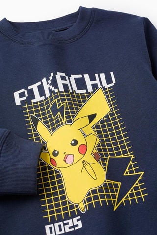 Sweat Pikachu Pokémon - Bleu marine