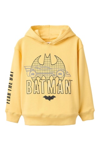 Sweat à capuche Batman La Ligue des Justiciers DC Comics - Jaune