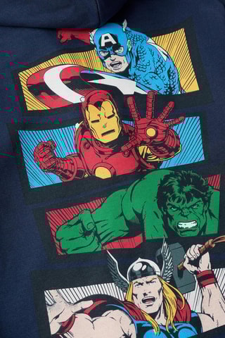 Sweat à capuche Avengers Marvel - Bleu marine