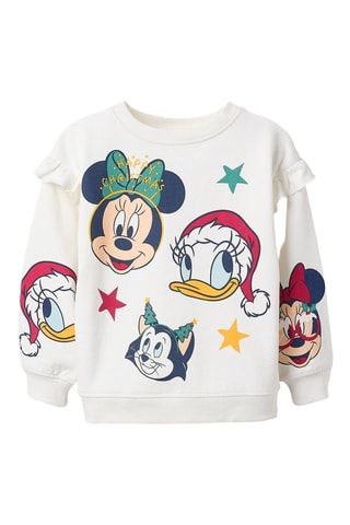 Sweat Minnie et ses amis Disney - Beige