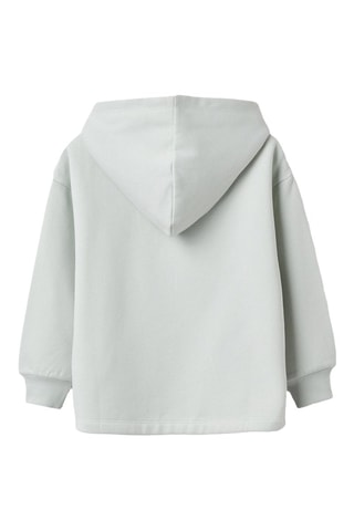 Sweat polaire à capuche - Vert d’eau