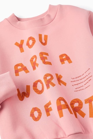 Sweat polaire - Rose