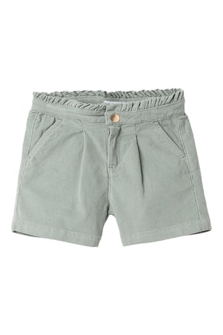 Short en velours - Vert clair