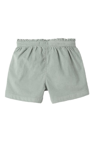 Short en velours - Vert clair