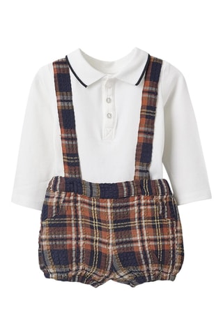 Body-polo et short - Blanc