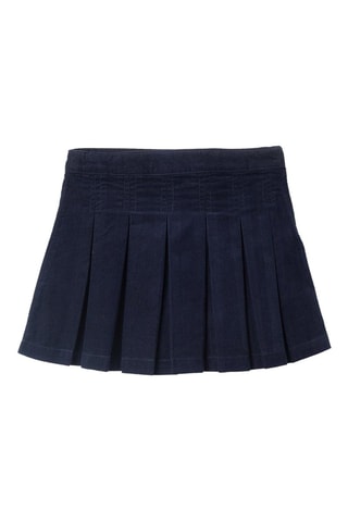 Jupe en velours - Bleu marine