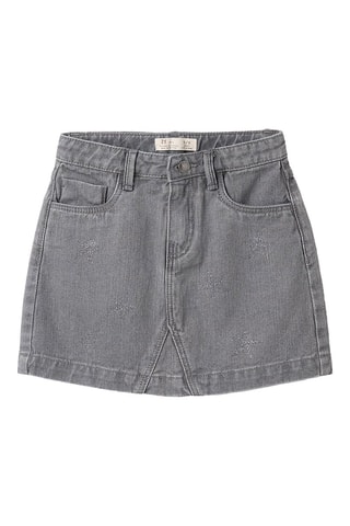 Jupe en jean - Gris foncé