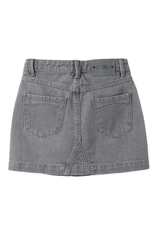 Jupe en jean - Gris foncé