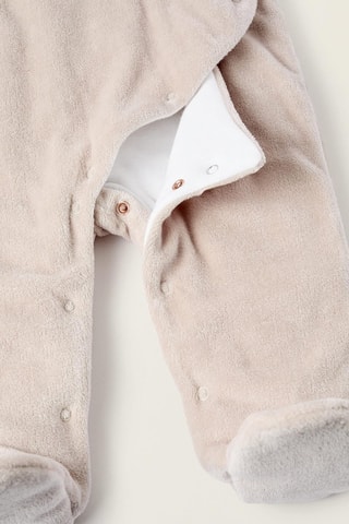 Grenouillère à capuche - Blanc