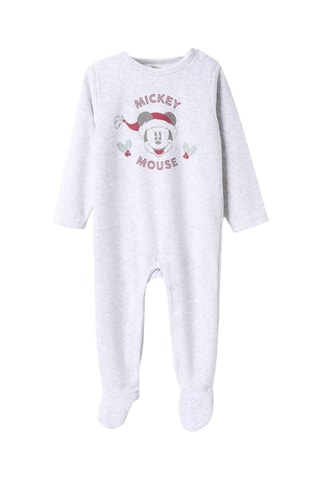 Grenouillère Mickey Disney - Gris clair